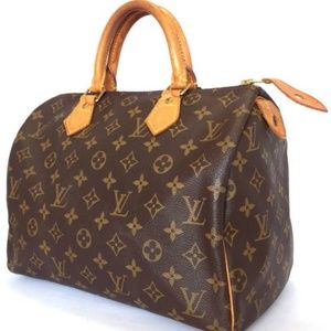 Louis Vuitton Speedy 30 Monogram Canvas Handbag